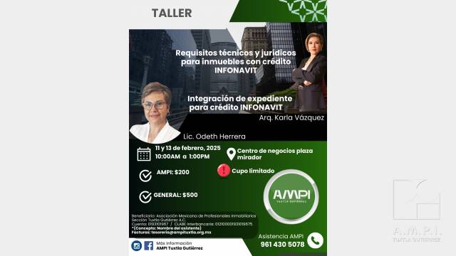 AMPI Tuxtla Taller INFONAVIT