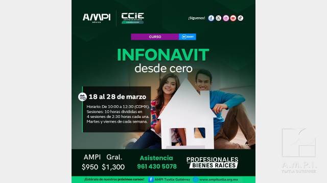 AMPI Tuxtla INFONAVIT desde Cero