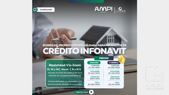 AMPI Tuxtla Certificación INFONAVIT