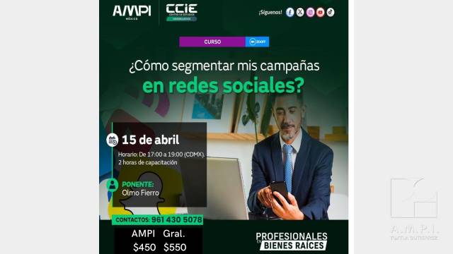 AMPI Tuxtla Segmentar campañas en RRSS