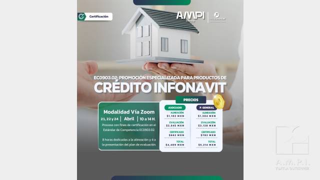 AMPI Tuxtla Certificación INFONAVIT