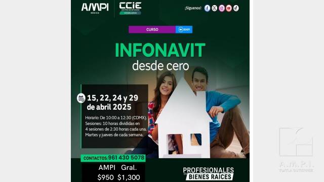 AMPI Tuxtla INFONAVIT desde cero