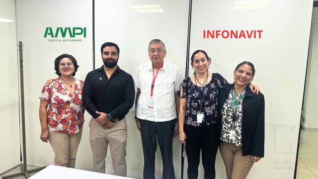 AMPI Tuxtla Se reúne Consejo Directivo AMPI Tuxtla con nuevo Delegado INFONAVIT Chiapas