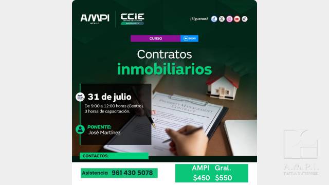 AMPI Tuxtla Contratos inmobiliarios