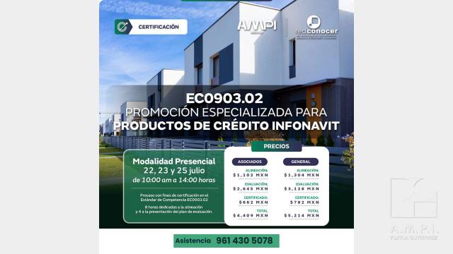 AMPI Tuxtla EC0903.02 Promoción Especializada para Productos de Crédito INFONAVIT