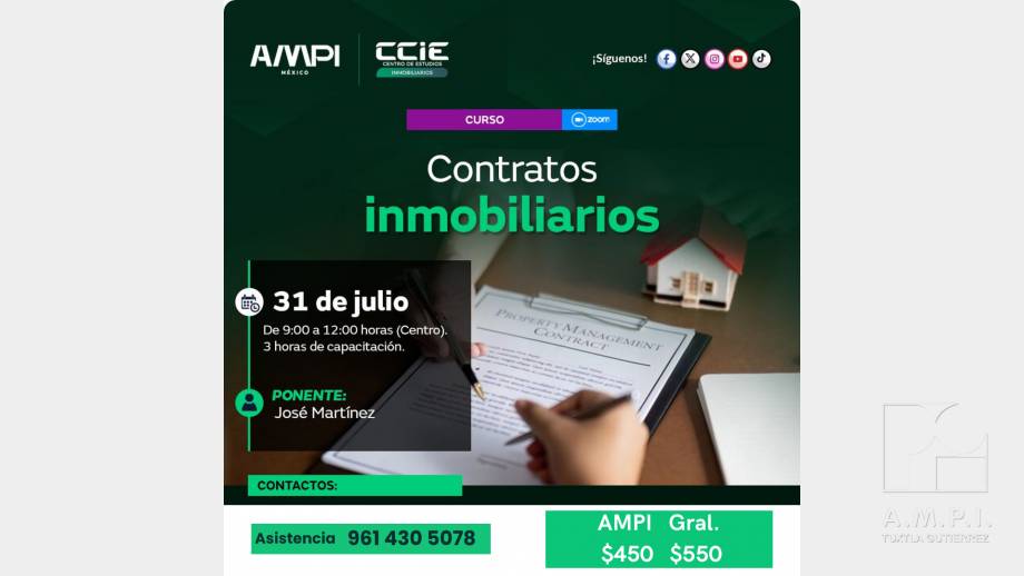 Contratos inmobiliarios - AMPI Tuxtla