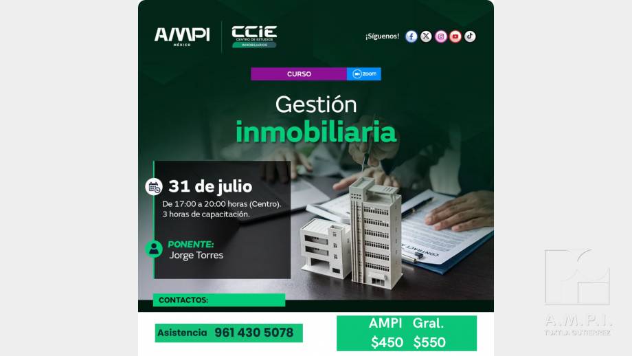 Gestión inmobiliaria - AMPI Tuxtla